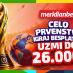SVETSKO LUDILO TRESE PLANETU: Meridian deli šakom i kapom – Uzmi 26.000 RSD, pokupi deo od 500.000 DINARA SVAKOG DANA i otputuj u zemlju šampiona!
