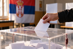 Casting a Ballot at the Polling Station