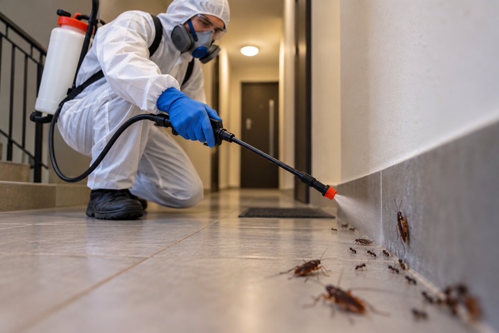 Pest Control in the Hallway